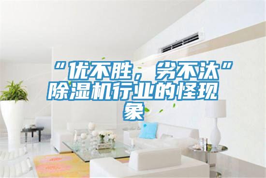 “優不勝，劣不汰”除濕機行業的怪現象
