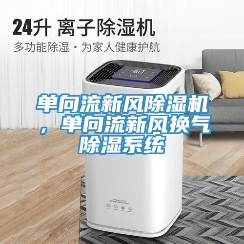 單向流新風除濕機，單向流新風換氣除濕系統