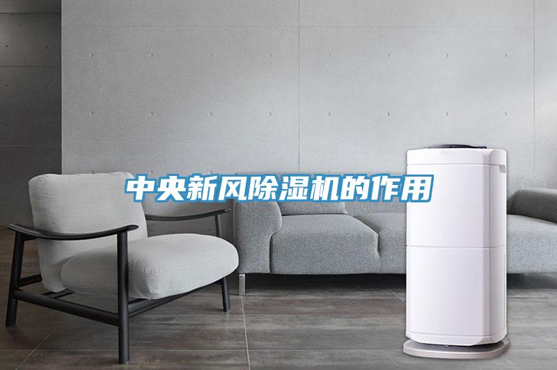 中央新風(fēng)除濕機(jī)的作用