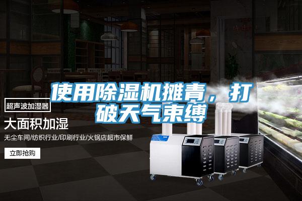 使用除濕機攤青,打破天氣束縛