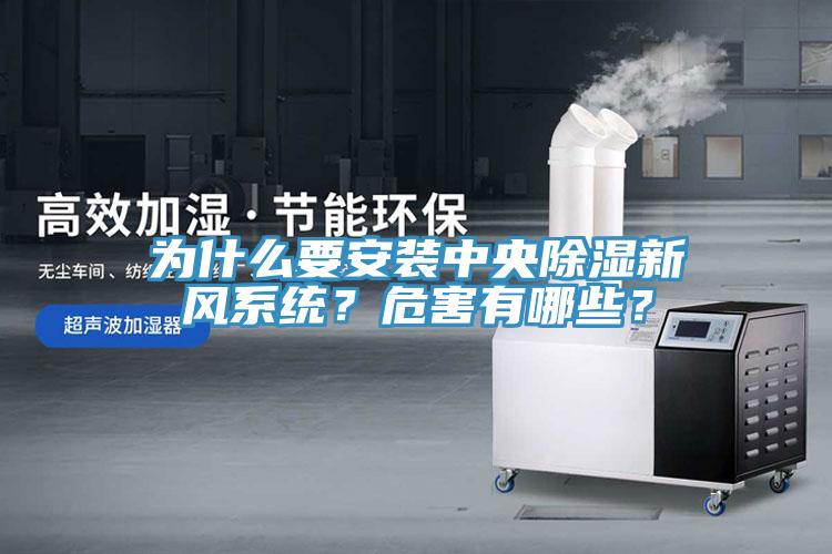 為什么要安裝中央除濕新風系統？危害有哪些？
