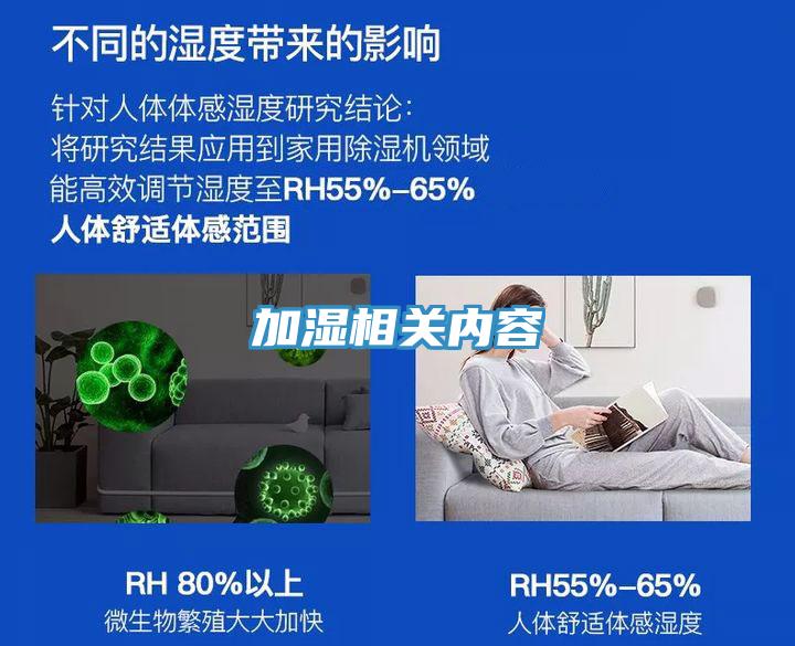 加濕相關內容