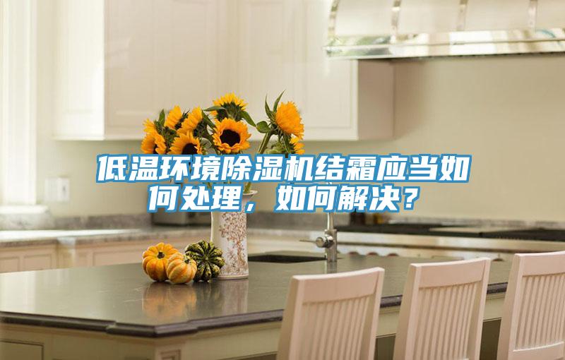低溫環境除濕機結霜應當如何處理，如何解決？