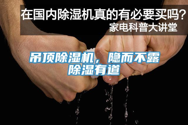 吊頂除濕機,隱而不露除濕有道
