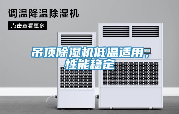 吊頂除濕機低溫適用，性能穩定