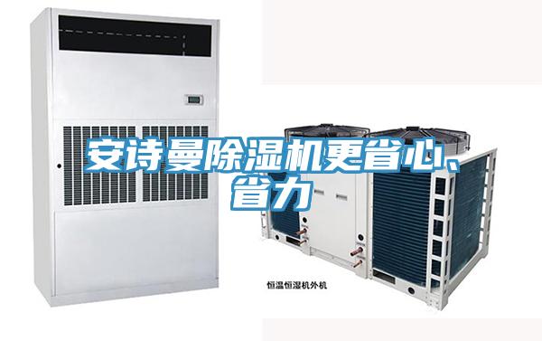 安詩曼除濕機更省心、省力