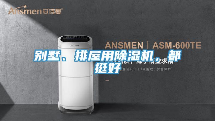 別墅、排屋用除濕機，都挺好