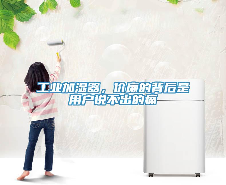 工業加濕器，價廉的背后是用戶說不出的痛