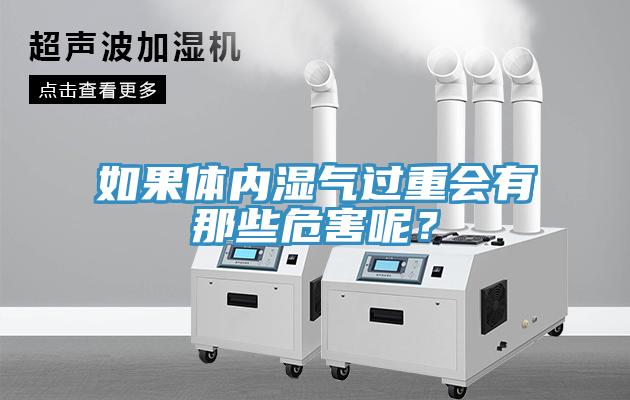 如果體內(nèi)濕氣過重會有那些危害呢？