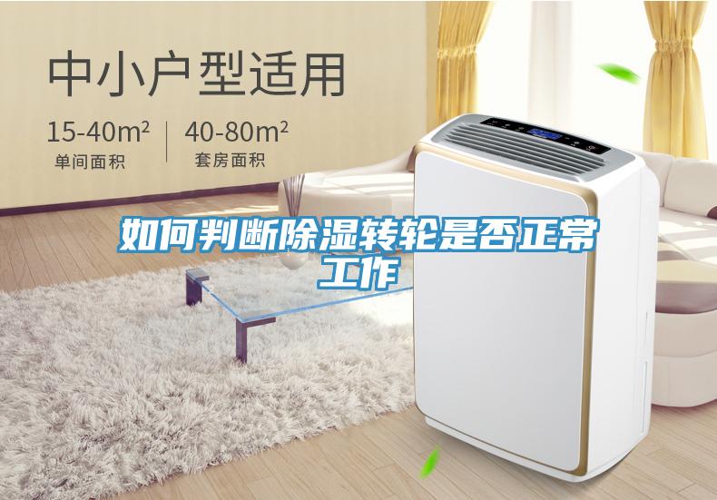 如何判斷除濕轉輪是否正常工作