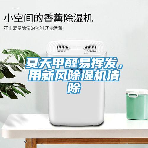 夏天甲醛易揮發，用新風除濕機清除