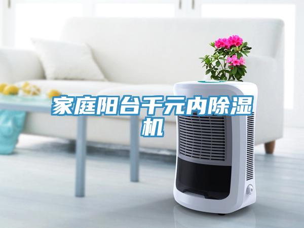 家庭陽臺千元內除濕機