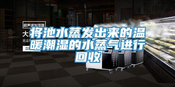 將池水蒸發(fā)出來(lái)的溫暖潮濕的水蒸氣進(jìn)行回收