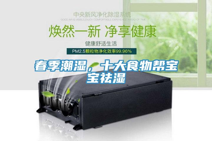 春季潮濕，十大食物幫寶寶祛濕