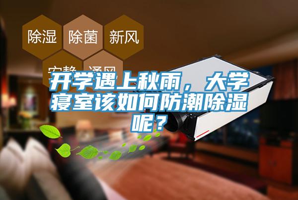 開學遇上秋雨，大學寢室該如何防潮除濕呢？