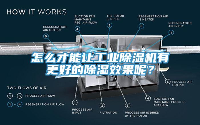 怎么才能讓工業除濕機有更好的除濕效果呢？