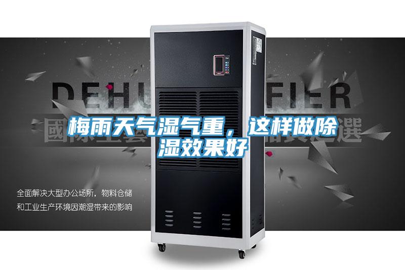 梅雨天氣濕氣重，這樣做除濕效果好