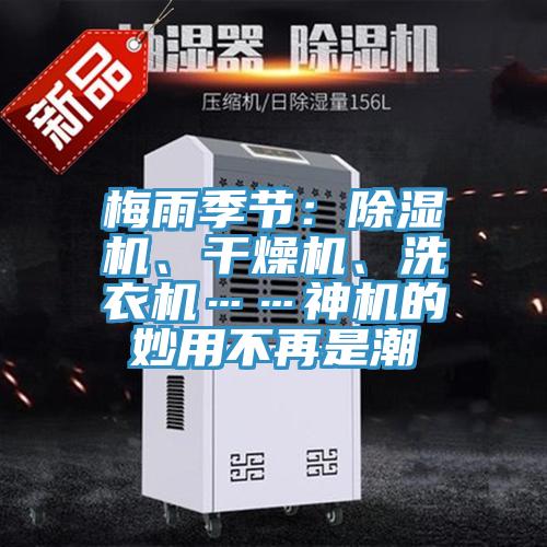 梅雨季節(jié)：除濕機(jī)、干燥機(jī)、洗衣機(jī)……神機(jī)的妙用不再是潮