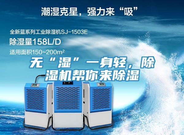 無“濕”一身輕,除濕機幫你來除濕