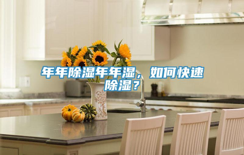 年年除濕年年濕，如何快速除濕？