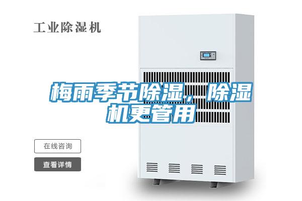 梅雨季節除濕，除濕機更管用