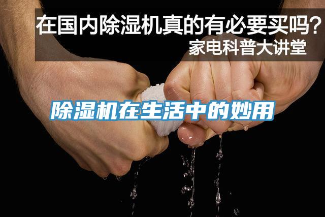 除濕機在生活中的妙用