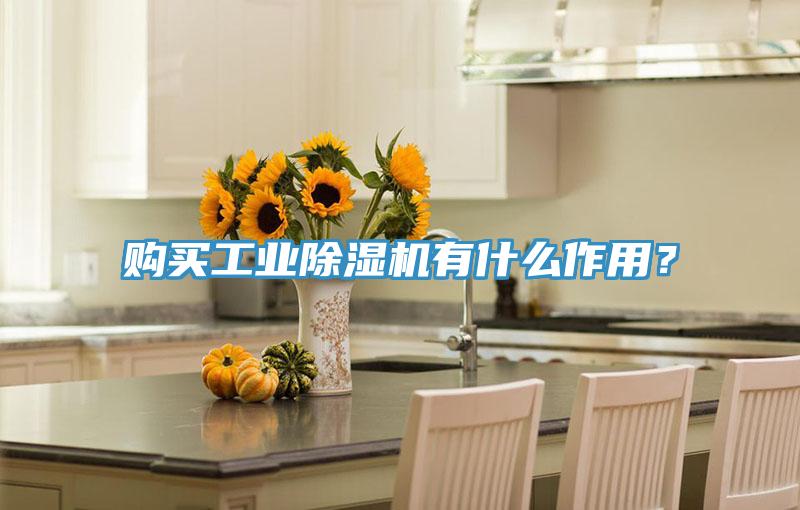 購買工業除濕機有什么作用？