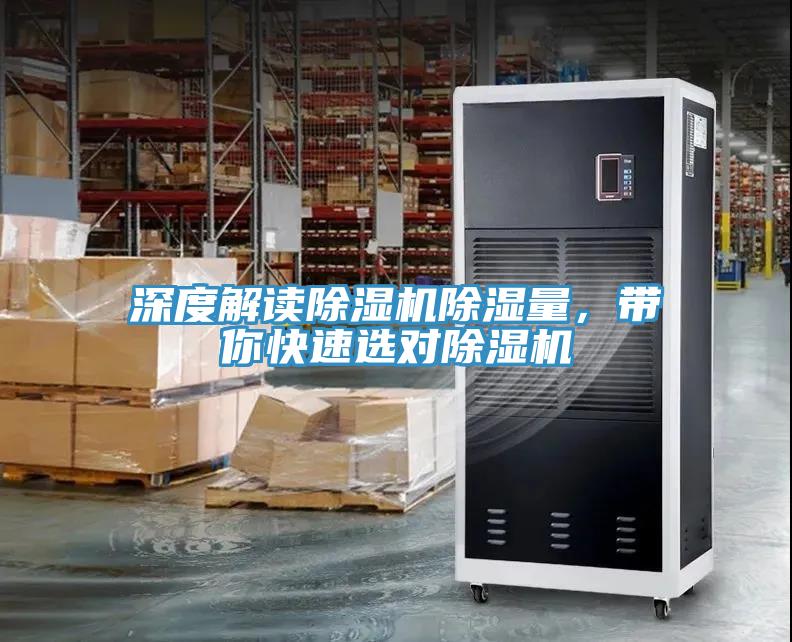 深度解讀除濕機除濕量，帶你快速選對除濕機