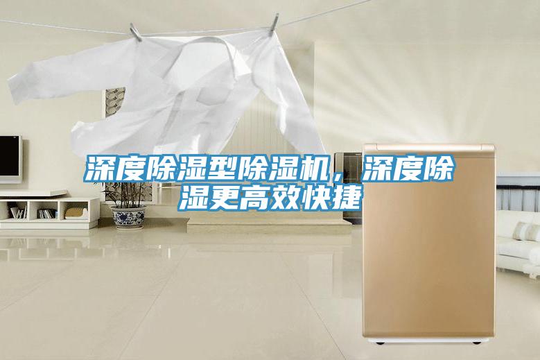 深度除濕型除濕機，深度除濕更高效快捷