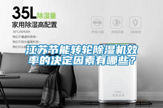 江蘇節能轉輪除濕機效率的決定因素有哪些?