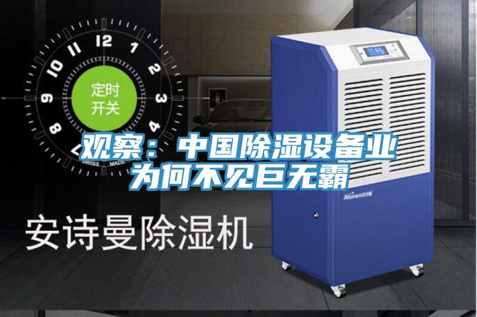 觀察:中國除濕設備業(yè)為何不見巨無霸