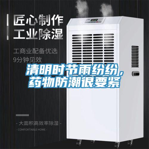 清明時節雨紛紛，藥物防潮很要緊