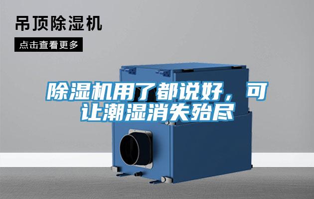 除濕機用了都說好，可讓潮濕消失殆盡