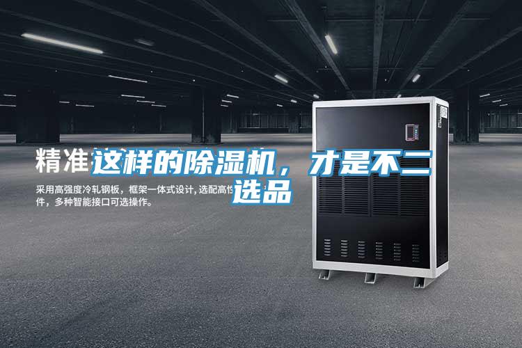 這樣的除濕機，才是不二選品