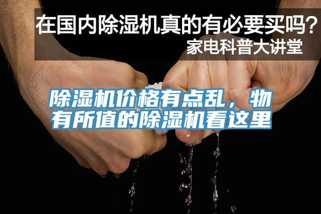 除濕機價格有點亂，物有所值的除濕機看這里