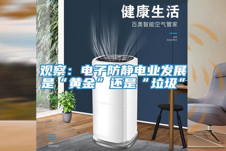 觀察:電子防靜電業(yè)發(fā)展是“黃金”還是“垃圾”