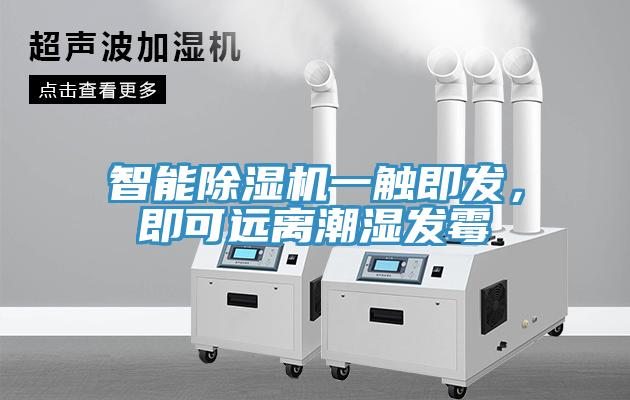 智能除濕機一觸即發，即可遠離潮濕發霉