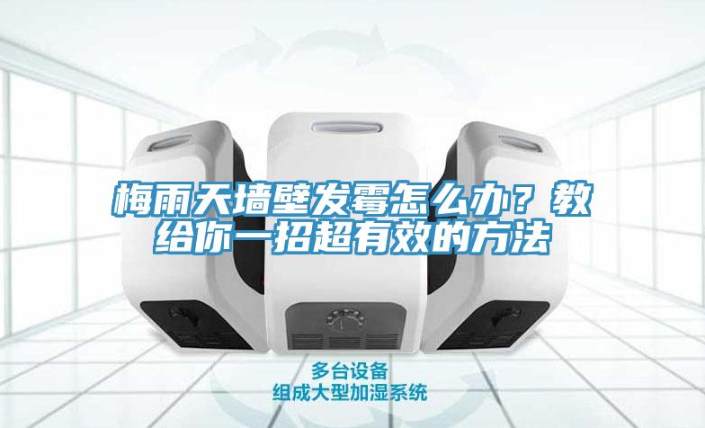 梅雨天墻壁發(fā)霉怎么辦？教給你一招超有效的方法