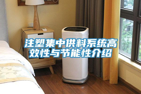 注塑集中供料系統高效性與節能性介紹