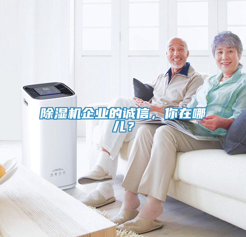 除濕機企業的誠信，你在哪兒？