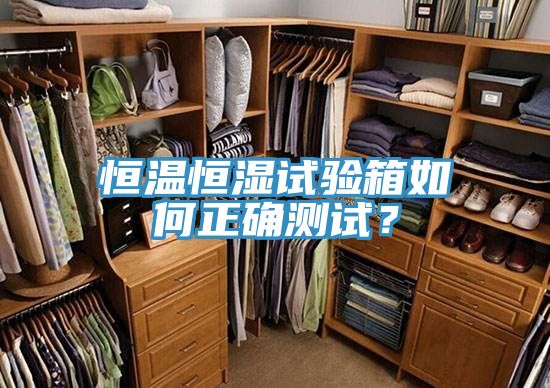 恒溫恒濕試驗(yàn)箱如何正確測試？