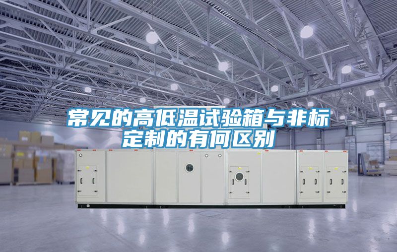 常見的高低溫試驗箱與非標定制的有何區別