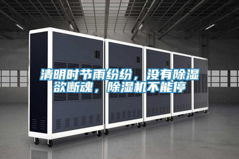 清明時節(jié)雨紛紛，沒有除濕欲斷魂，除濕機不能停