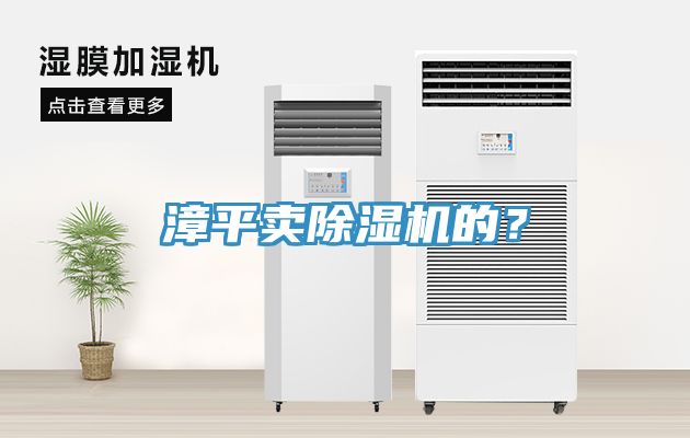 漳平賣除濕機的？