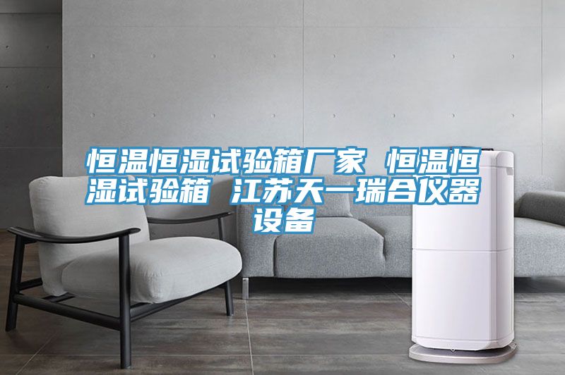 恒溫恒濕試驗箱廠家 恒溫恒濕試驗箱 江蘇天一瑞合儀器設備