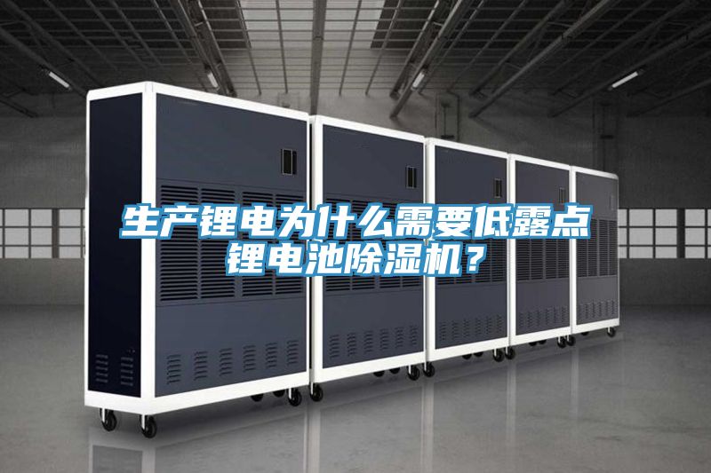生產(chǎn)鋰電為什么需要低露點(diǎn)鋰電池除濕機(jī)?