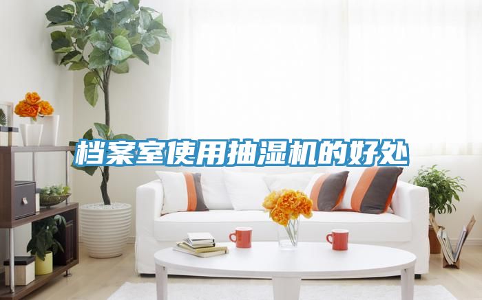 檔案室使用抽濕機的好處