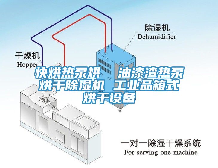 快烘熱泵烘  油漆渣熱泵烘干除濕機 工業品箱式烘干設備