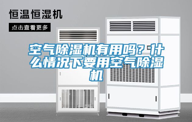 空氣除濕機有用嗎?什么情況下要用空氣除濕機