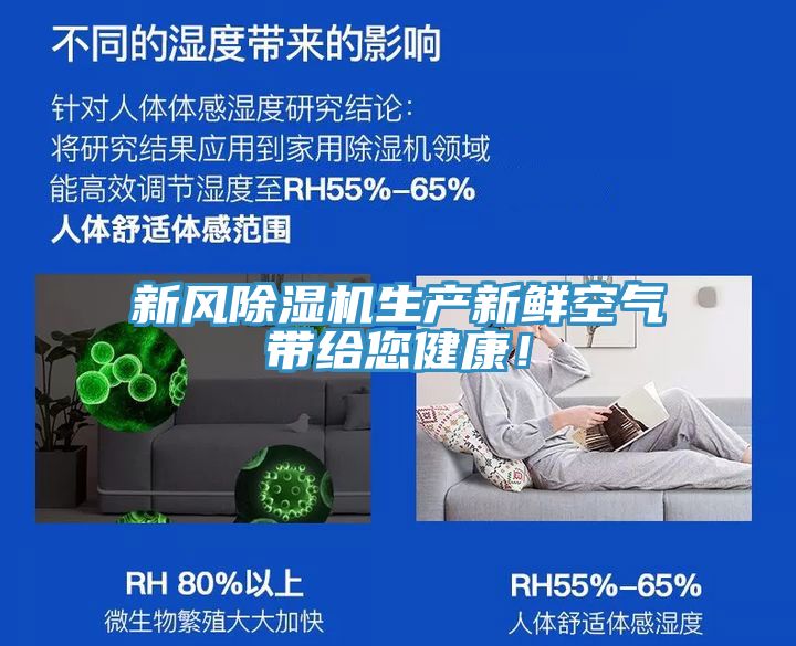 新風除濕機生產新鮮空氣帶給您健康！